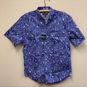 🎄Charleston Threads short sleeve nautical shirt